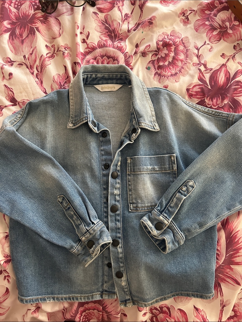 Palm Angels Denim Shacket Jacket - Unisex Kids Size 6